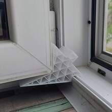 Heavy-Duty Wedge Anti-Slip Door Stopper, Suitable For Indoor/Outdoor Use - Easy To Install/Remove, Compatible With Balcony, Window, Patio Doors - Ideal For Home, Office, Hotel Safety, Sturdy Structure - A - View 2