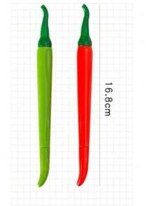 Pulpen Simulasi Kreatif Warna Cabai Netral, Pulpen Isi Ulang Berbentuk Sayuran Lucu, Alat Tulis Siswa, Pulpen Hitam, Perlengkapan Kantor, Pulpen Tanda Tangan, Warna Acak - Beraneka warna - View 5