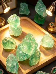 60/150/250g 天然黑電氣石水晶簇，巴西黑電氣石晶體，用於淨化與接地，保護性靈性原石，帶來靈性安全感 - 綠色 - 查看 1