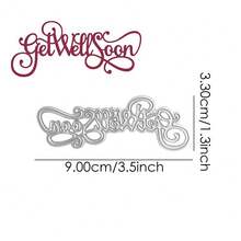 Christmas-Themed Blessing Art Words Metal Cutting Dies Suitable For Holiday Gift Decoration Cards, For Handmade Cards, Photo Albums, Scrapbook Decorations, Template Art Decoration - Metal Cutting Dies - View 32