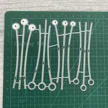 DIY Star-Shaped Metal Cutting And Embossing Template Tool For DIY Scrapbooking, Cardmaking, And Photo Album Craft Decoration - Silver - View 5