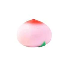 PU Simulated Peach Slow Rebound Fruit Stress Relief Toy Squishy Squeeze Toy Venting Gift Decor - Multicolor - View 5