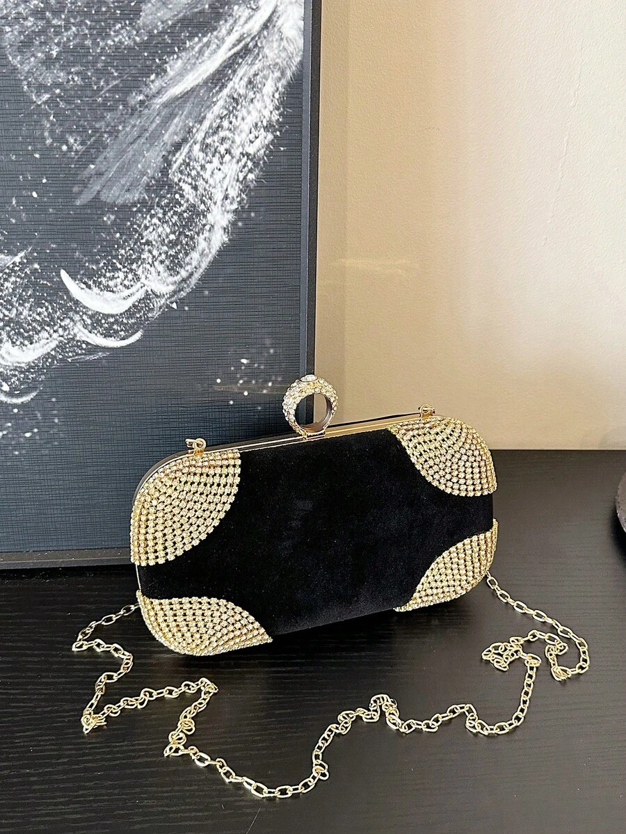 2026 New Generation Fashion Bag | New Bridal Bag Featuring Solid Color Vintage Cheongsam Evening Bag 2 Fashion New Banquet Bag High-End Feel Matching Evening Dress Cheongsam Bag Clutch Chain Bag Versatile Crossbody Bag