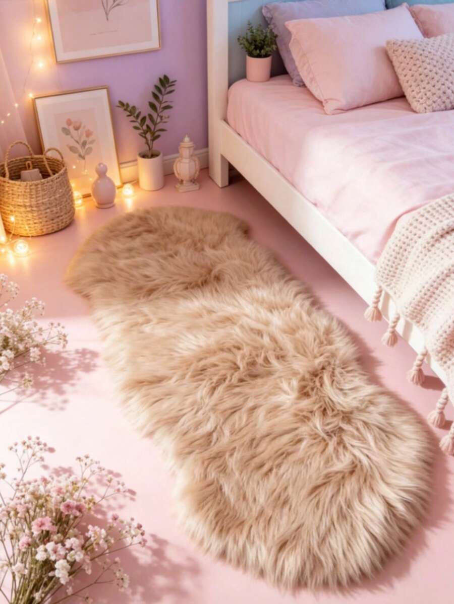 1pc Red Triple Heart Decorative Rug, Valentine's Day Plush Bedroom Decor, Small Rug, Carpet, Love Home Decor, Living Room Rug, Living Room Small Rug, Bedroom Rug, Living Room Home Decor, Outdoor Rug, Washable Rug
