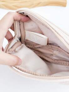 Valentino Pink Makeup Bag/Blue Pendant/Set Of Mahjong Tiles/Nude Clutch - Nude Clutch - View 4