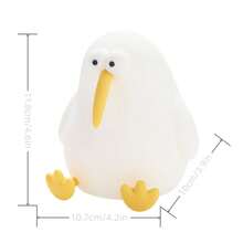 GLOOPRO Cute Bird Night Light, Touch Dimming, Children's Room Bedside Lamp, Desk Lamp, Three Levels Of Brightness, USB Rechargeable, Bird Decoration Gift - Bird Night Light - View 4