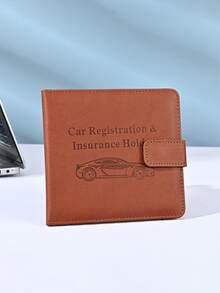 PU Vehicle Registration Cover And Multi-Function Document Organizer Bag, Essential For Travel, Study And Vacation, Also Suitable For Passport Holder - Multicolor - View 12