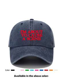 1 pieza Gorra de béisbol unisex de unicolor desgastada, visera deportiva vintage lavada, transpirable, adecuada para salidas diarias, pesca, viajes al aire libre - Multicolor - Ver 20