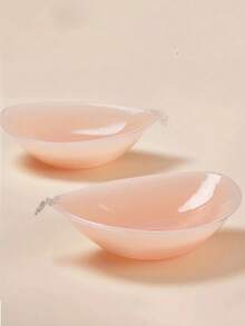 Women's Waterproof Thick Silicone Breast Petals, Small Breast Lift & Push-Up, For Wedding Photography - Pink - View 5