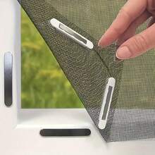 Removable Mosquito Net Window Screen, No Drilling Easy Installation, Self-Adhesive Invisible Window Screen For Home, Easy To Cut, Sliding/Rotating/Top Hanging, Suitable For Wooden/Iron Frame DIY Custom Cutting, Window Screen - A - View 2