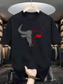 Men T-Shirts - 黑色 - 查看 1