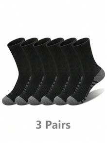 15 pares de calcetines deportivos profesionales de compresión de alta elasticidad hasta la pantorrilla, paquete múltiple, talón reforzado de color contrastante para mayor durabilidad, textura acanalada vertical 3D para soporte mejorado de las piernas, transpirables y que absorben la humedad, adecuados para baloncesto, trote, senderismo, desplazamientos, calcetines de entrenamiento para todas las estaciones - Multicolor - Ver 13