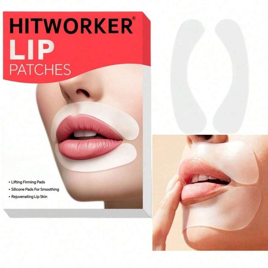 8/6/4/2 piezas Máscara de labios de silicona, parche para el cuidado suavizante de los labios, accesorio de cuidado diario de la piel para el cuidado de los labios, se puede usar antes de acostarse - Multicolor - Ver 1