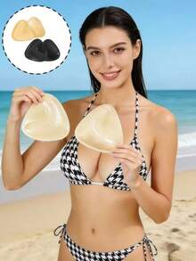 Elegant Reusable Foam Breast Pads - Soft Shaping Pads, Suitable For Bikini Tops And Beachwear, Beach Essentials, Beach Accessories, Pool Floats - A - View 5
