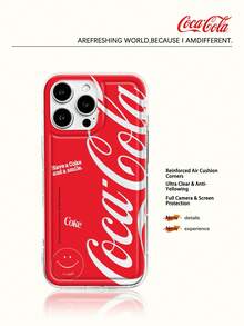 Coca-Cola Classic Phone Case, Vibrant Colors, Lightweight Material, Anti-Drop Anti-Slip Design, Cartoon Anime Style Protective Phone Case, Suitable For Apple 17, 17 Air, 17 Pro, 17 Pro Max, 11, 12, 13, 15, 16 Pro, 18 Pro Max, 14 Plus, 15 Plus, 16 Plus, 15 Pro, 16 Pro Max, XR And Other Models. Perfect For Gifting To Friends And Family - Clear - View 1