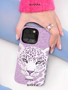 GIIPPA 1 Stück lila Leopardenmuster & Leopardenmuster Design, Handyhülle für iPhone 17 Pro Max, kompatibel mit iPhone 16 Pro Max, 15 Pro Max, 14 Pro Max, koreanischer Stil hochwertig modisch & lustig Handyhülle, kompatibel mit 11/12/13/14/15/16 Pro Max Plus, elegantes Design geeignet für Männer und Frauen, perfektes Geschenk für Freundin zu Weihnachten, Valentinstag, Ostern, Hochzeitssaison und Geburtstag! - Verschiedenfarbig - Übersicht 5