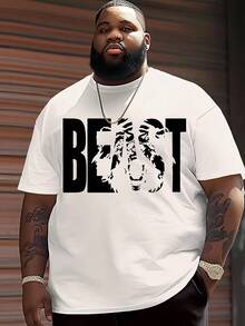 Men180g100%Cotton Casual T Shirt - White - View 1