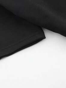 Daily Christmas Antler Red Nose Simple Cursive Holiday Slogan Crew Neck T-Shirts Skin Friendly Soft Fabric Short Sleeve Regular Casual Garment Style - Black - View 5