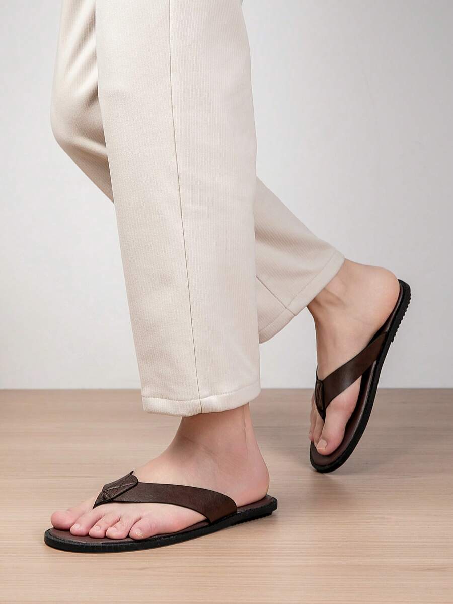 Men's Casual Beach Summer Wear-Resistant Thong Sandals