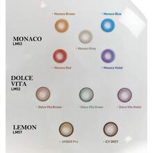 Lalens Lemon Amber Pro 圓形漸層自然混色年用隱形眼鏡 DIA 14.20MM BC 8.6MM 適合深棕色眼睛 派對約會妝容 柔光自然感 提升眼神美感 1對 日常妝容 秋冬風格 - Amber Pro Brown-14.2mm - 查看 8