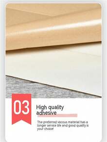 25pcs 3D Brick Texture Wall Stickers, Self-Adhesive Wallpaper, Beautiful Waterproof Oil-Proof Easy To Cut, Suitable For Living Room Bedroom Kitchen - Multicolor - View 5