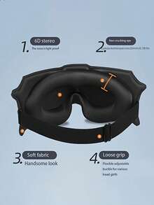 Ultimate Sleep Mask 可調節 3D 貼合眼罩，完美遮光，確保睡眠不被干擾，適合輪班工作、小睡、旅行與放鬆，舒適柔軟透氣夜間眼罩，適合所有性別 - 彩色 - 查看 3