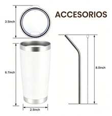 Vacuum Flasks & Thermoses - White - View 6