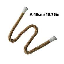1pc|Suction Cup Sisal Rope Bird Toy, Natural Durable Chewing & Climbing Toy For Parrots, Hanging Cage Decoration With Interactive Fun, Relieves Boredom And Exercises Beak, Easy To Install, Great Gift For Pet Birds - A+B - View 6