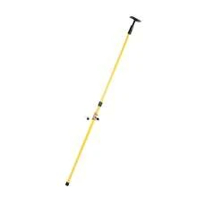 3M Telescoping Level Staff Pole, Quick Lock Iron Alloy With Universal Mount And Carry Bag - A - View 3