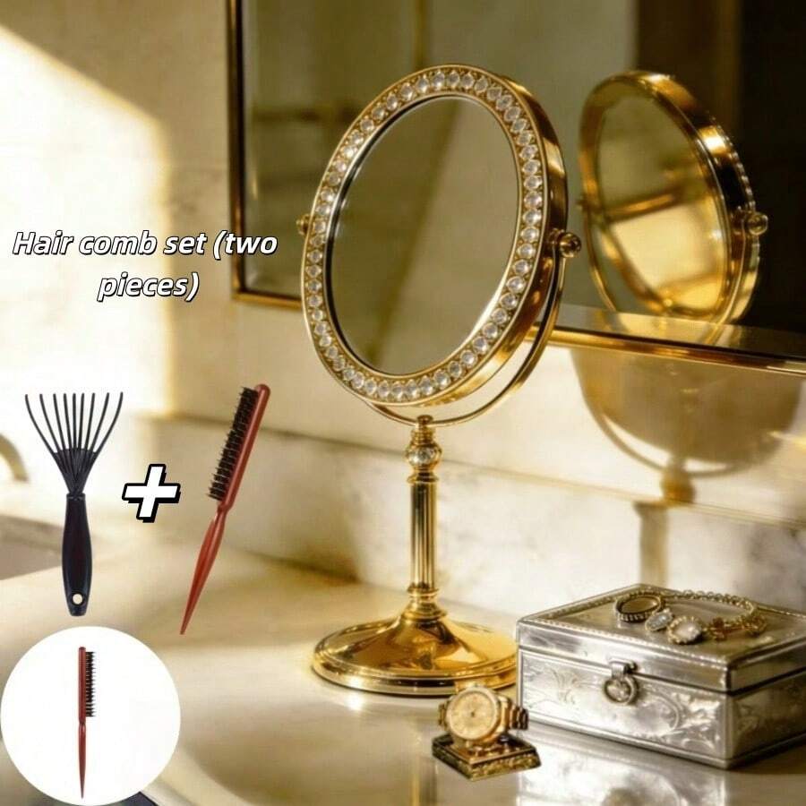 2pcs Hair Comb Set, Comb Teeth Made Of High-Quality Synthetic Material, Flexible And Durable, Resistant To Breakage Or Deformation - A - View 1