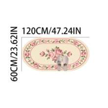 1pc Pink Floral Rug, Cute, Cozy, Thickened Carpet, Plush Rug, Autumn/Winter Rug, Decorative Rug, Bedroom Decor, Small Rug, Carpet, Home Decor, Living Room Rug, Living Room Small Rug, Bedroom Rug - Multicolor 1 - View 13