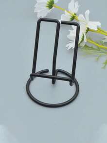 1pc Desktop Phone Stand, Office Desk Organizer, Minimalist Iron Phone Holder, Slouchy Person Desktop Phone Support, Creative Business Card Holder, Suitable For Home - Multicolor - View 10