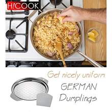Linlin Stationery Store Stainless Steel Spaetzle Maker Lid With Scraper Traditional German Egg Noodle Maker Pan Pot Spaghetti Strainer - View 4