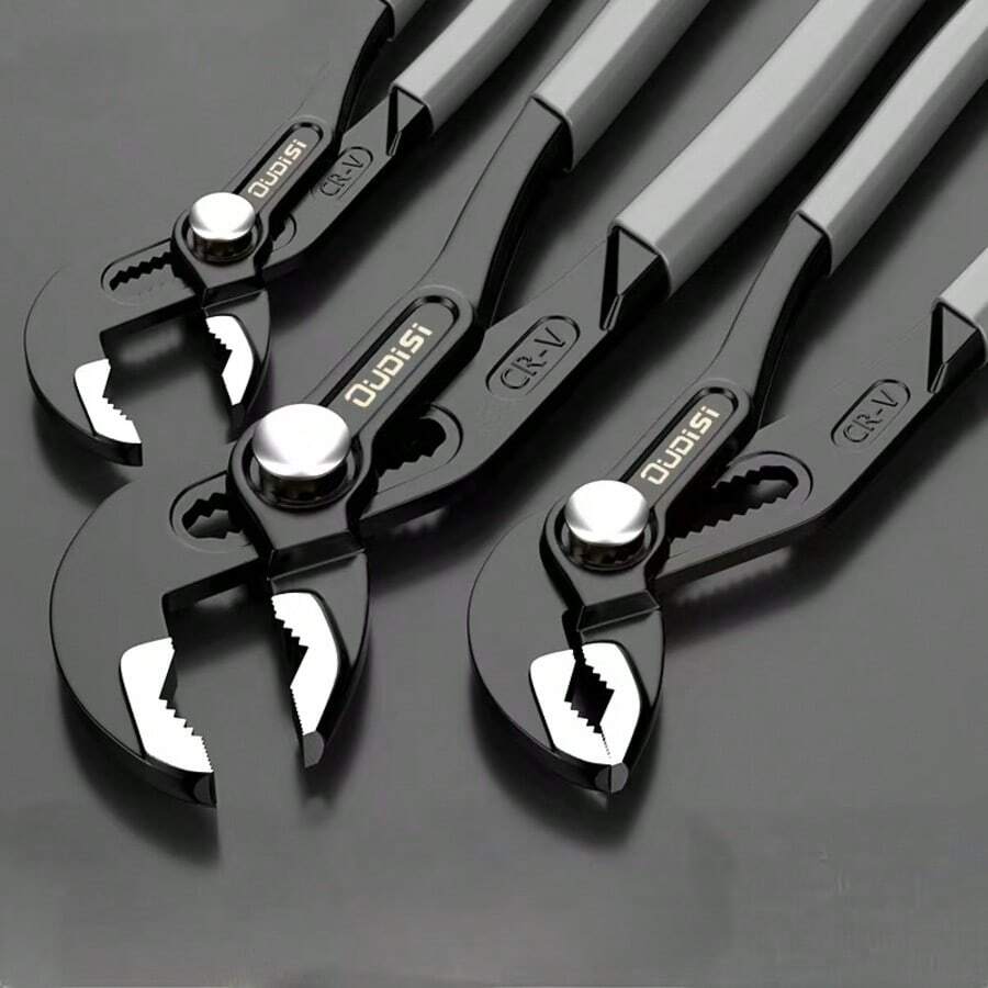 Llave, Multifuncional, Apertura Extra Grande, Ajuste Automático Rápido, Alicates de Bomba de Agua, Llave de Tubería - llave inglesa - Ver 1