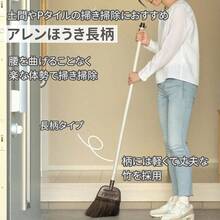 ほうき 屋外 庭 土間 Pタイル 玄関 ベランダ 長 柄 L サイズ 天然 素材 アレン しなやか 細かい ゴミ 砂 髪 毛 掃きやすい 軽量 シンプル Daily Clean デイリークリーン 幅23×奥行2. 2×高さ123. 5cm 205370 - 幅23*奥行2.2*高さ123.5cm + 02:アレン - チェックする 4