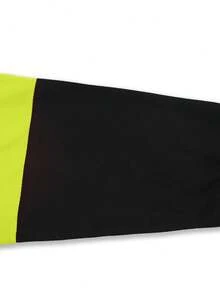5-PACK Men's High Visibility Reflective Long Sleeve Work Shirt Class 2 Color Block-Inspired Construction Top With Chest Pocket - Yellow - View 8