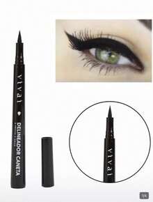 Delineador Caneta Vivai Traço Perfeito+ Longa Duraçao 2189.1.1 A Prova d'Agua - Preto - Visão 5