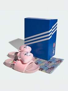 Adidas Originals Unisex ADILETTE W Slides KH9957 - Baby Pink - View 4