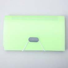 1pc Candy Color A6 Mini 13-Slot Accordion Folder Multi-Layer Document Organizer File Holder - A - View 8
