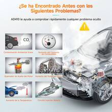 ANCEL AD410 Escáner OBD2 Automotriz, Lector de Códigos Check Engine, Borra Códigos de Error, Herramienta de Diagnóstico Multilingüe, Regalo Práctico para Conductores y Nuevo Propietario - AD410 - Ver 5