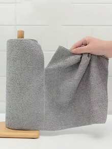 1 Roll 20pcs Tearable Microfiber Cleaning Cloths, Reusable Washable Slouchy Dish Cloth, Dry & Wet Use Oil-Absorbing & Stain-Removing, Multi-Functional Household Kitchen Bathroom Car Cleaning Supplies - Multicolor - View 10