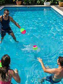 6/3/1er Set Klettball Interaktives Sportset, langanhaltend hochbelastbarer Kunststoff Schläger Ball, Innen-/Außenbereich Garten Strand Camping Familienfeier Aktivität, Neujahr Valentinstag Muttertag Vatertag Abschluss Geschenk - Mehrfarbig - Übersicht 8