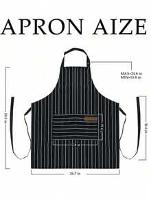 Adjustable Bib Apron, Waterproof & Oil-Resistant, Wear-Resistant, With Pockets, Soft Chef Apron, Unisex, Suitable For Home Cooking, Baking, Grilling, DIY Projects, Kitchen, Coffee Bar, Kitchen Essentials, Room Kitchen Decor, Wedding - Multicolor - View 3