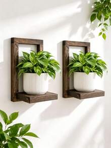 Wall Plant Holder, Wall Decor, Plant Holder, Flower Display, Wall Shelf, Potted Plant Holder - Multicolor - View 5