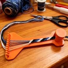 1 Set Convenient DIY Rope Weaving Rack, Designed For Bracelets And Various Accessories, Durable Handmade Weaving Tool, Easy To Operate And Quick To Learn, Mother's Gift, Grandmother's Gift - Multicolor - View 2