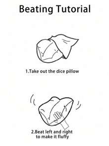 1pc Dice Shaped Decorative Pillow, Dorm Bedding, Suitable For Sofa Cushion And Home Decor, Machine Washable, All Season Use, Polyester Pillow, Zipper Closure Sofa Pillow, Light Gray - Light Grey - View 6