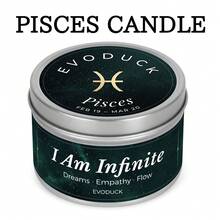 EVODUCK Virgo Zodiac Scented Candle 3oz, White Tea & Sage Fragrance Tin Candle, Astrology Birthday Gift, Suitable For Bedroom, Bathroom, Desk, Fashion Home Fragrance, Portable Travel Candle, Zodiac Decor Gift, Suitable For Women And Men, Cute Zodiac Series - Multi Scents - View 16