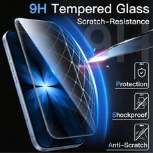 XINHONGYU 2片裝高畫質鋼化玻璃螢幕保護貼，相容 iPhone 17 Pro Max，9D 高畫質透明鋼化玻璃保護貼，全螢幕覆蓋鋼化玻璃膜，9H+ 硬度，相容 iPhone 17 Pro，9H 9D 保護玻璃，高畫質玻璃螢幕保護貼 - 無色 - 查看 3