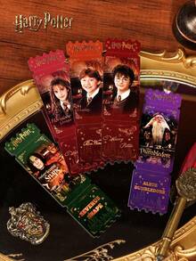 1 Paket Pembatas Buku Perpustakaan Bacaan Harry Potter, Seri Abadi Harry Potter, Malfoy, Hermione, Ron, Luna, Cedric Diggory, Pembatas Halaman Kartu Kertas, Hadiah Kreatif DIY untuk Siswa, Pembatas Buku Multifungsi dari Kertas, Perlengkapan Sekolah, Musim Kembali ke Sekolah - MultiWarna - View 13