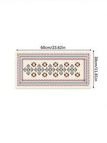 1pc Bohemian Geometric Pattern Table Mat, Carpet Game Mouse Mat, With Non-Slip Base And Lock Edge, Multi-Size Selection, Can Be Used For Room Decoration Back To School Office - View 11